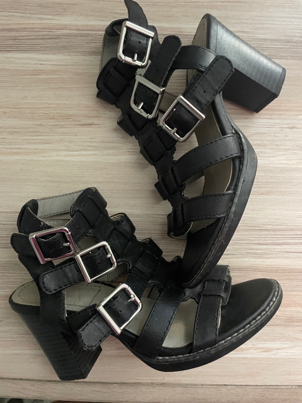 White Mountain Strappy Sandals